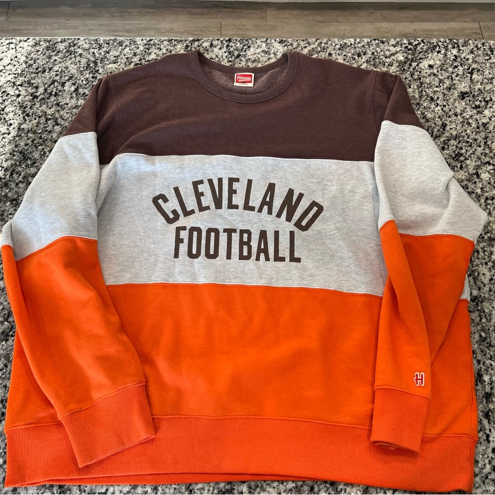 Cleveland Browns Homage Sweater 3XL